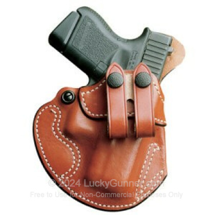 Large image of DeSantis Cozy Partner Left Hand IWB Holster - Glock 26/27 - Tan