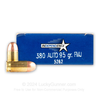 Image 1 of Independence .380 Auto (ACP) Ammo