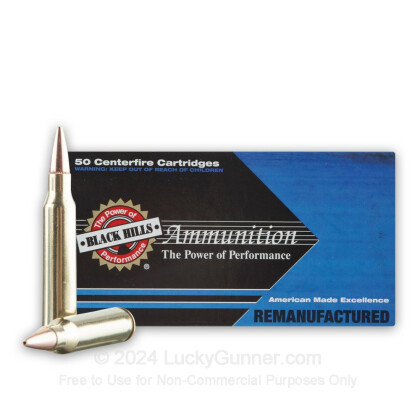 Large image of Bulk 223 Rem Ammo For Sale - 75 Grain Match HP Ammunition in Stock by Black Hills Remanufactured - 1000 Rounds