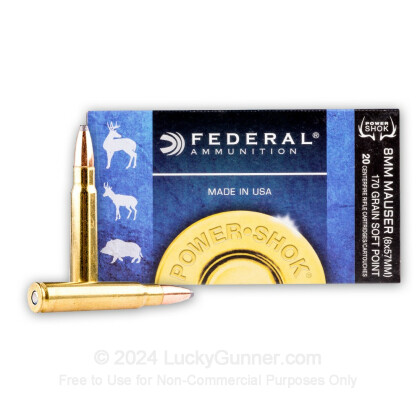 Image 2 of Federal 8mm Mauser (8x57mm JS) Ammo