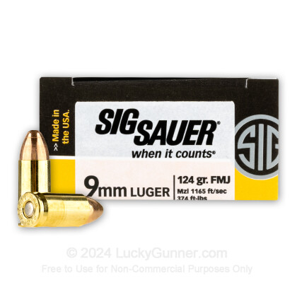 Image 1 of SIG SAUER 9mm Luger (9x19) Ammo