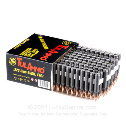 Large image of Bulk Tula 223 Rem Ammo For Sale - 55 grain FMJ Ammunition In Stock - 1000 Rounds