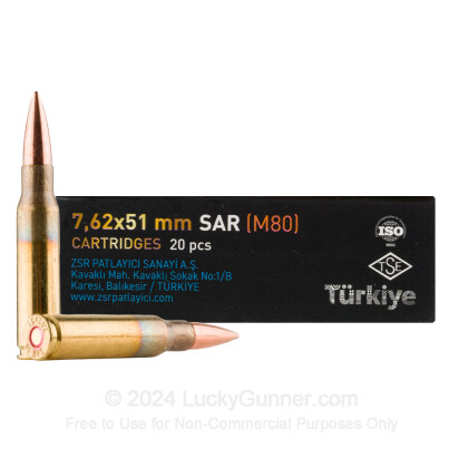 Image 1 of ZSR Ammunition .308 (7.62X51) Ammo