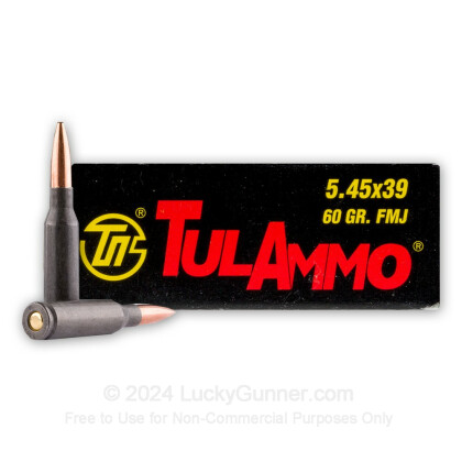 Large image of Bulk 5.45x39 Ammo For Sale - 60 Grain FMJ Ammunition In Stock by Tula - 1000 Rounds