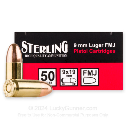 Image 2 of Sterling 9mm Luger (9x19) Ammo