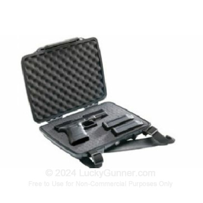 Large image of Pelican 1075 HardBack Pistol Case For Sale - Black