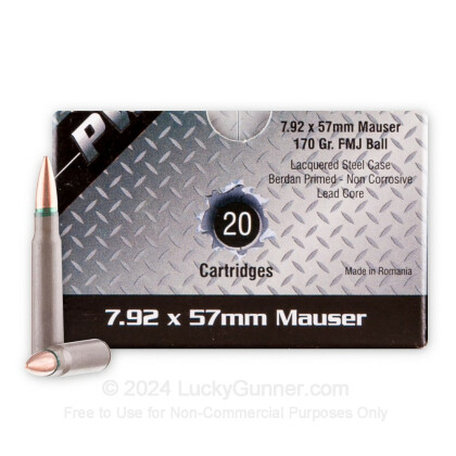 Image 1 of PW Arms 8mm Mauser (8x57mm JS) Ammo