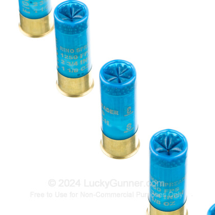 Large image of Bulk 12 Gauge Ammo for Sale - 1 1/8oz #8 Shot 2 3/4" Shotshell - Fiocchi Power Spreader Ammunition in Stock - 250 Rounds