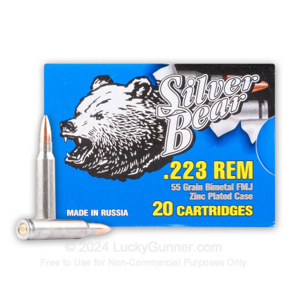 Image 1 of Silver Bear .223 Remington Ammo