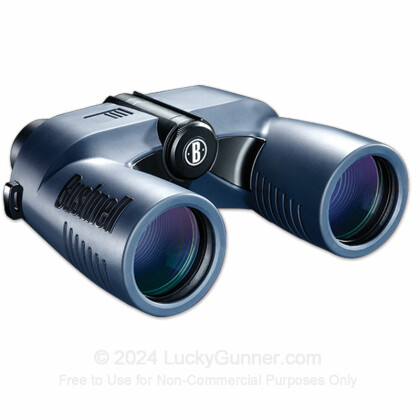 Large image of Bushnell Marine Binoculars - Digital Compass - 7x Magnification - 50mm Objective - Ranging Reticle - Navy - In Stock - Luckygunner.com