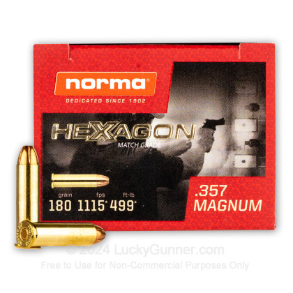 Image 2 of Norma .357 Magnum Ammo