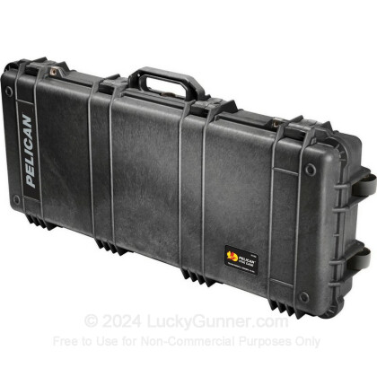 Large image of Pelican 1700 Hard Rifle Case With Wheels For Sale - Black