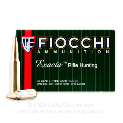 Large image of Premium 6.5x55 Swedish Ammo For Sale - 142 Grain Sierra MatchKing HP-BT Ammunition in Stock by Fiocchi Exacta- 20 Rounds