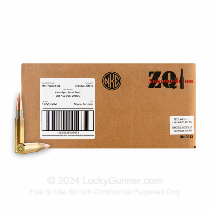 Image 2 of ZQI Ammunition .308 (7.62X51) Ammo
