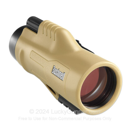Large image of Bushnell Legend Ultra HD Tactical Monocular for Sale - 10x - 42mm - Mil-Hash Reticle - 191144 - Sand - In Stock - Luckygunner.com