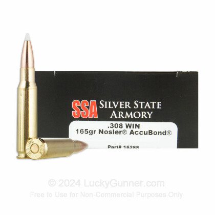 Image 1 of Silver State Armory .308 (7.62X51) Ammo