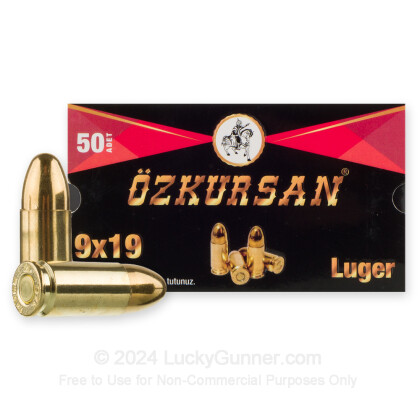 Image 1 of Ozkursan 9mm Luger (9x19) Ammo