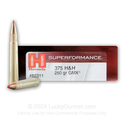 Image 1 of Hornady .375 H&H Magnum Ammo