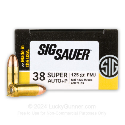 Image 1 of SIG SAUER .38 Super Ammo