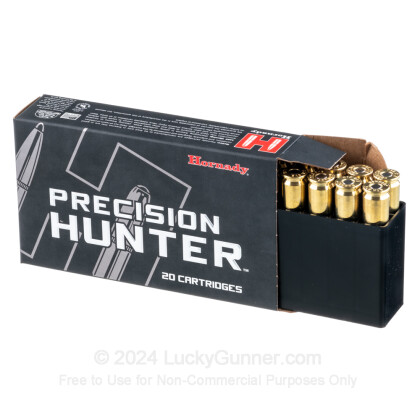 Large image of Bulk 243 Ammo For Sale - 90 Grain ELD-X Ammunition in Stock by Hornady Precision Hunter - 200 Rounds