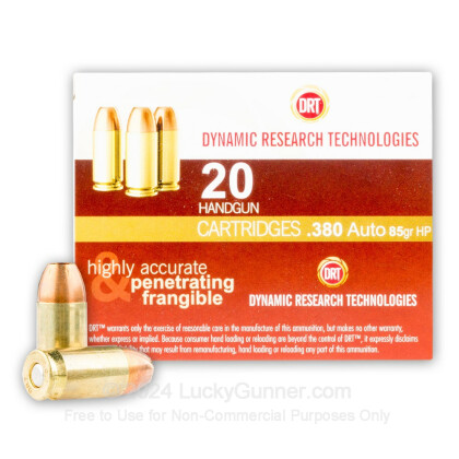 Image 2 of Dynamic Research Technologies .380 Auto (ACP) Ammo