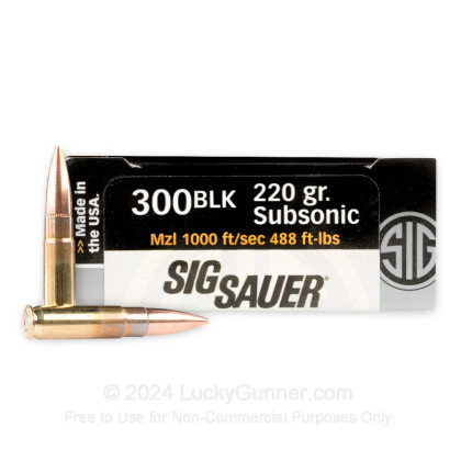 Image 1 of SIG SAUER .300 Blackout Ammo