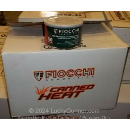 Large image of 223 Rem - 55 gr FMJBT - Fiocchi Canned Heat - 50 Rounds