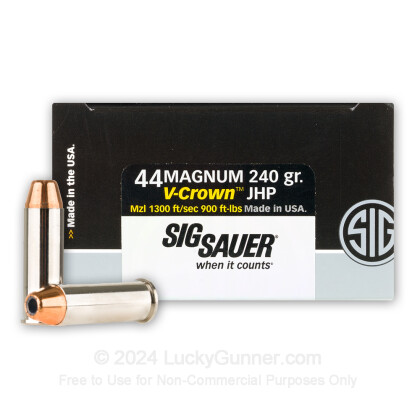 Image 1 of SIG SAUER .44 Magnum Ammo