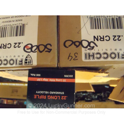 Large image of 22 LR Ammo For Sale - 40 gr LRN - Fiocchi In Stock - 5000 Rounds