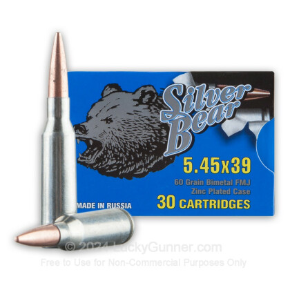 Image 1 of Silver Bear 5.45x39 Russian Ammo