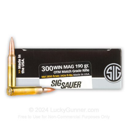 Image 1 of SIG SAUER .300 Winchester Magnum Ammo