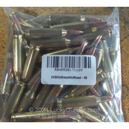 Large image of Cheap 243 Win Ammo - Various Makes - 50 Rounds
