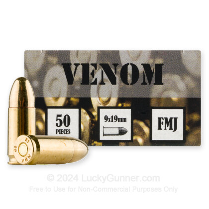 Image 1 of Venom 9mm Luger (9x19) Ammo