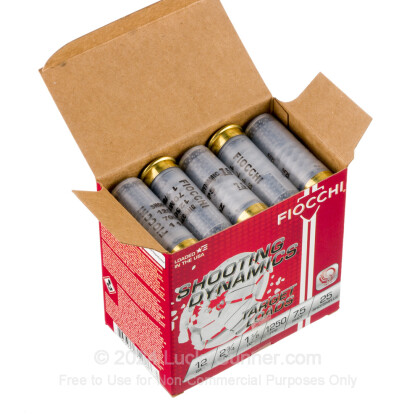 Large image of Bulk 12 Gauge Ammo For Sale - 2-3/4” 1-1/8oz. #7.5 Shot Ammunition in Stock by Fiocchi - 250 Rounds
