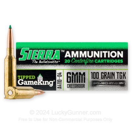 Image 1 of Sierra Bullets 6mm Creedmoor Ammo