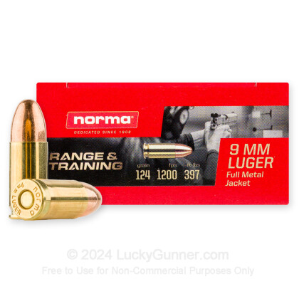 Image 1 of Norma 9mm Luger (9x19) Ammo