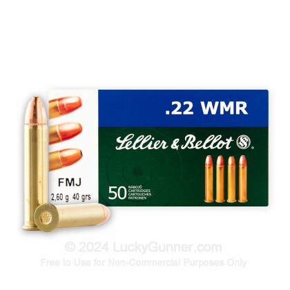 Image 2 of Sellier & Bellot .22 Magnum (WMR) Ammo