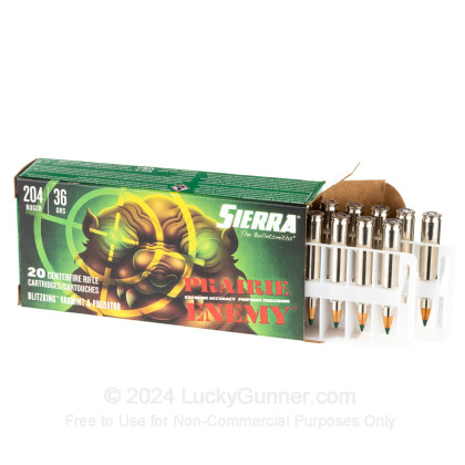 Image 3 of Sierra Bullets .204 Ruger Ammo