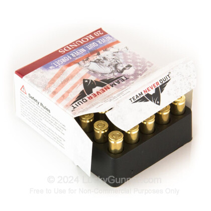 Image 3 of Team Never Quit 9mm Luger (9x19) Ammo