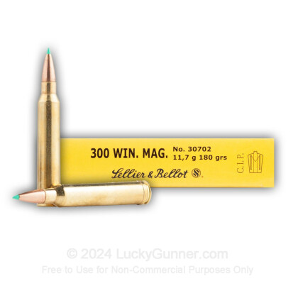 Image 3 of Sellier & Bellot .300 Winchester Magnum Ammo