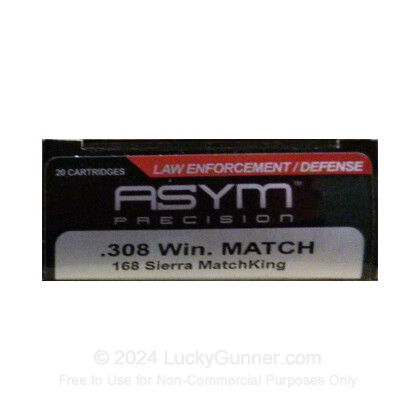 Image 1 of ASYM Precision Ammunition .308 (7.62X51) Ammo