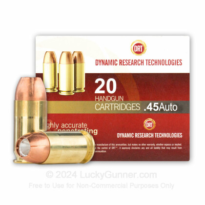 Image 2 of Dynamic Research Technologies .45 ACP (Auto) Ammo