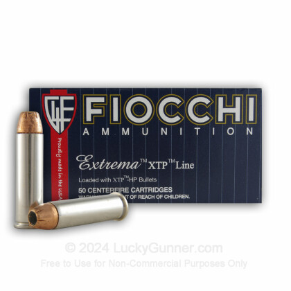 Large image of Defense 357 Mag Ammo For Sale - 158 gr JHP XTP Fiocchi Ammunition