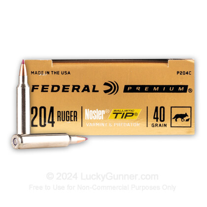 Image 2 of Federal .204 Ruger Ammo