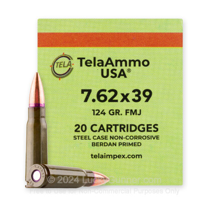 Image 2 of Tela Ammo 7.62X39 Ammo