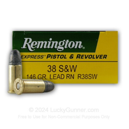 Image 1 of Remington .38 Smith & Wesson Ammo
