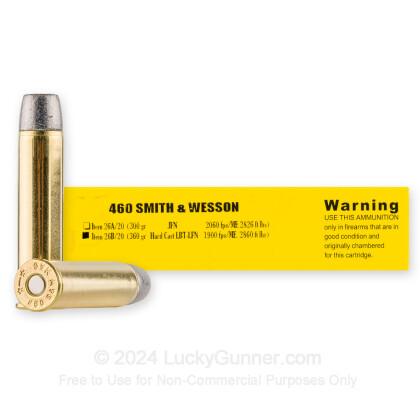 Image 1 of Buffalo Bore .460 Smith & Wesson Ammo