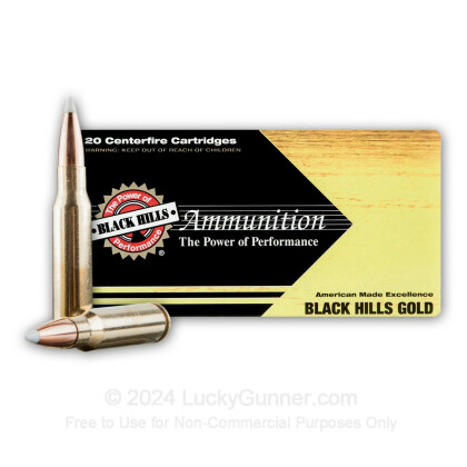 Large image of Premium 308 Ammo For Sale - 180 Grain Nosler AccuBond Ballistic Tip Ammunition in Stock by Black Hills Gold - 20 Rounds
