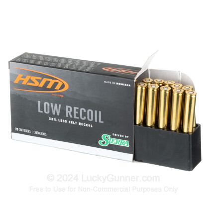 Large image of Premium 270 Ammo For Sale - 130 Grain Polymer Tip Ammunition in Stock by HSM Low Recoil - 20 Rounds