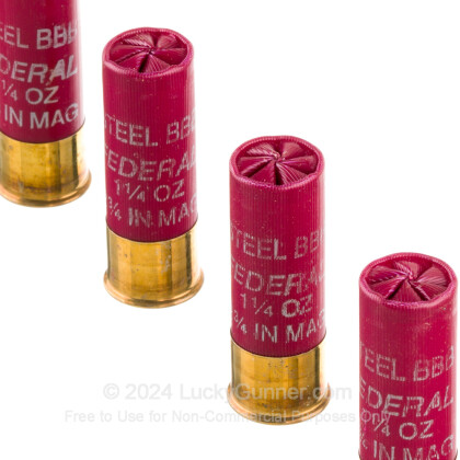 Bulk 12 Gauge Ammo For Sale - 2-3/4” 1-1/4oz. T Steel Shot Ammunition in  Stock by Federal Classic Steel - 250 Rounds